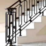 Mẫu thiết kế cầu thang sắt mỹ thuật - AH0118 - An Homes