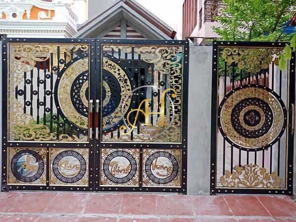 Cổng sắt mỹ thuật đẹp Những mẫu cửa cổng sắt nghệ thuật đẹp